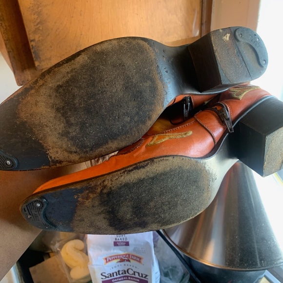 Gianni Barbato Womens Leather Side Zip Western Boots - Picture 7 of 16